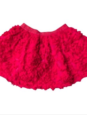 👉10/10$ Place Red Textured Skater Skirt